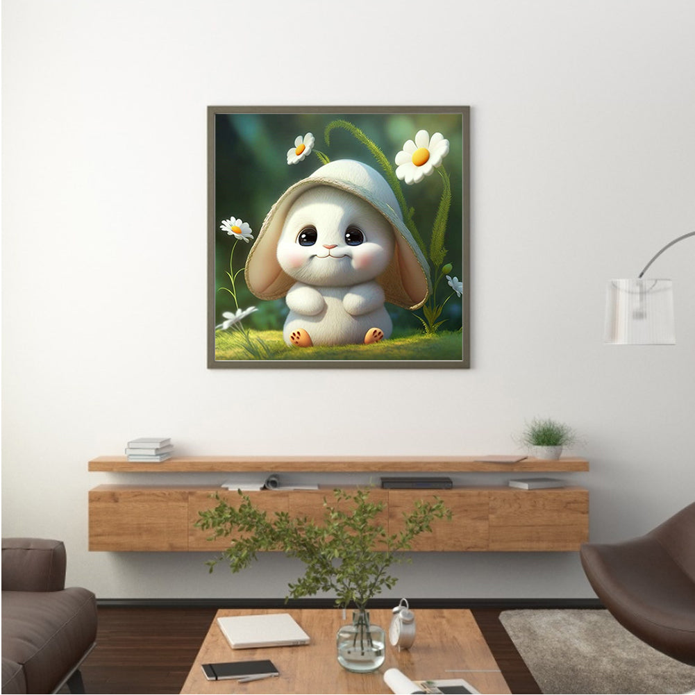 Rabbit - Full Square Drill Diamond Painting 30*30CM