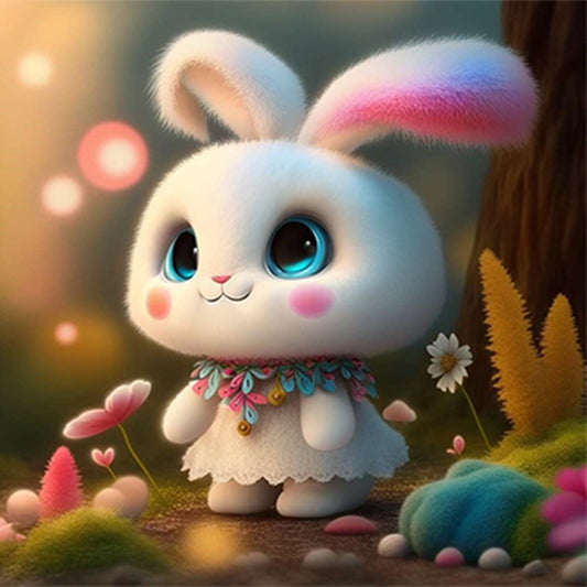 Rabbit - Full Square Drill Diamond Painting 30*30CM