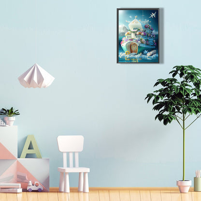 Flower Cruise - Full Round Drill Diamond Painting 30*40CM