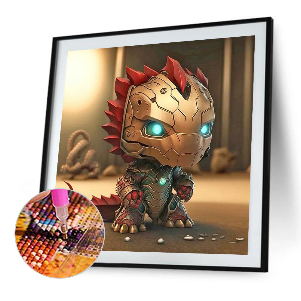 Marvel Iron Man Dragon - Full Round Drill Diamond Painting 30*30CM