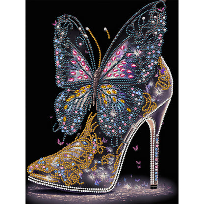 Shiny High Heels - Special Shaped Drill Diamond Painting 30*40CM