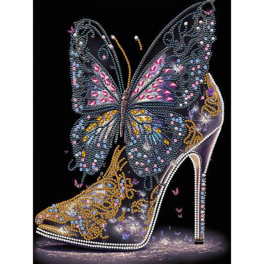 Shiny High Heels - Special Shaped Drill Diamond Painting 30*40CM