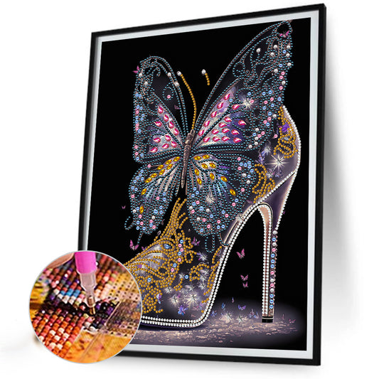 Shiny High Heels - Special Shaped Drill Diamond Painting 30*40CM