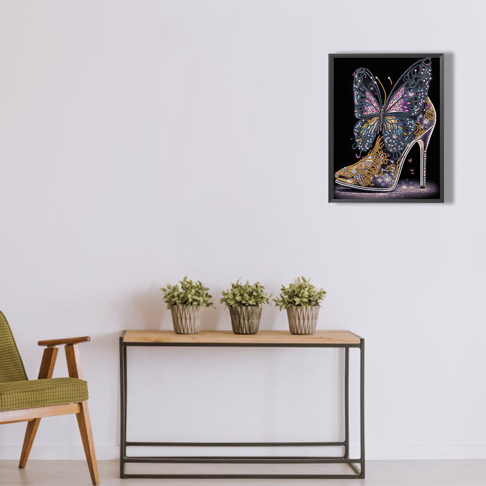 Shiny High Heels - Special Shaped Drill Diamond Painting 30*40CM