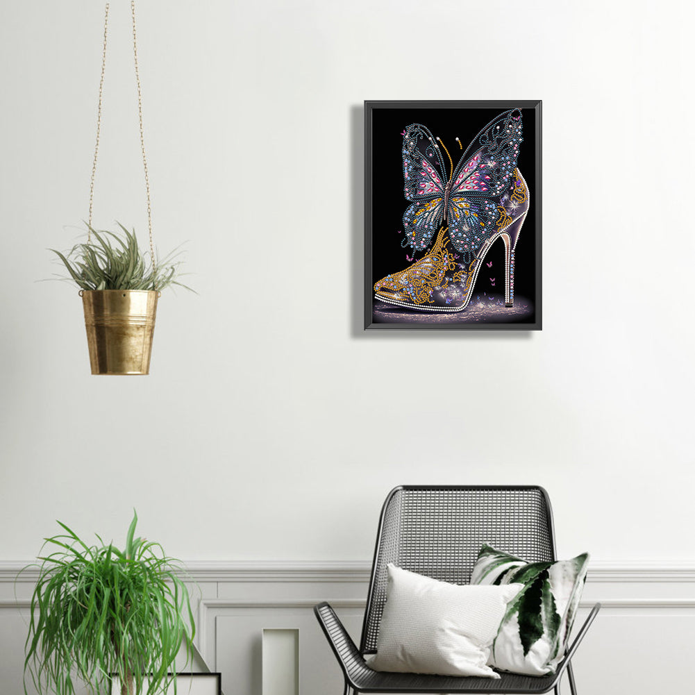 Shiny High Heels - Special Shaped Drill Diamond Painting 30*40CM