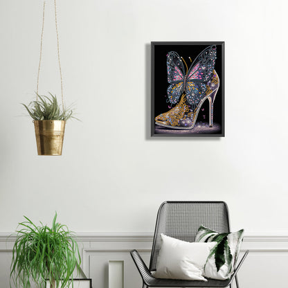 Shiny High Heels - Special Shaped Drill Diamond Painting 30*40CM