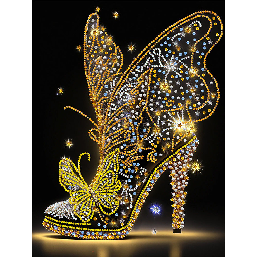 Shiny High Heels - Special Shaped Drill Diamond Painting 30*40CM