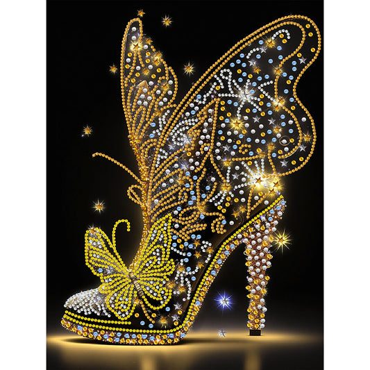 Shiny High Heels - Special Shaped Drill Diamond Painting 30*40CM