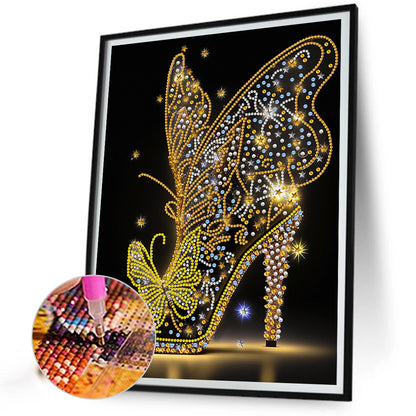 Shiny High Heels - Special Shaped Drill Diamond Painting 30*40CM