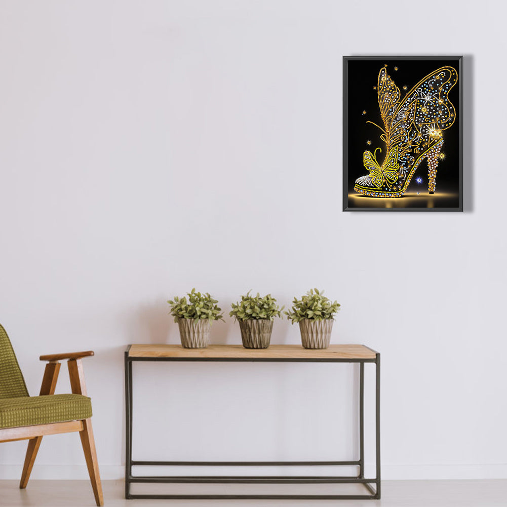 Shiny High Heels - Special Shaped Drill Diamond Painting 30*40CM