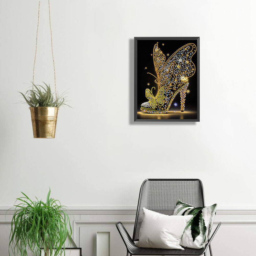 Shiny High Heels - Special Shaped Drill Diamond Painting 30*40CM