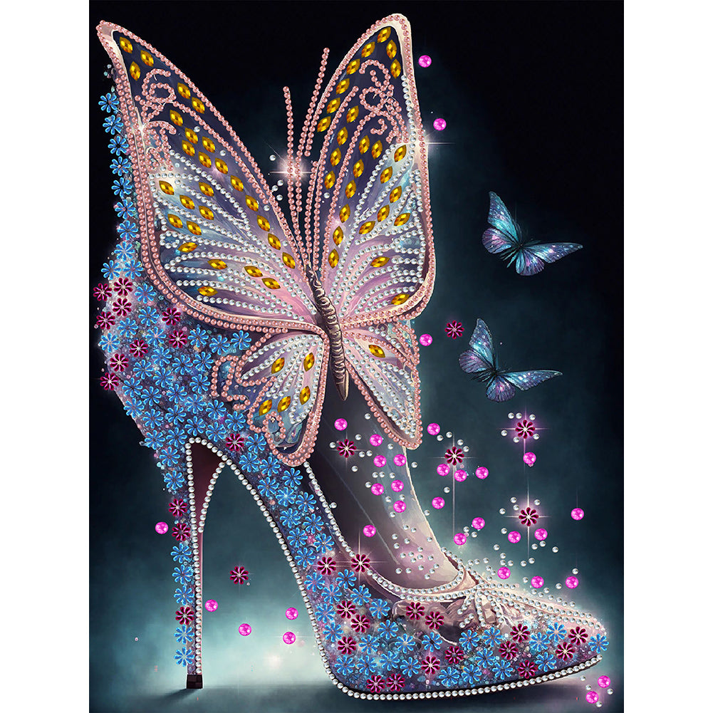 Shiny High Heels - Special Shaped Drill Diamond Painting 30*40CM