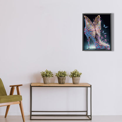 Shiny High Heels - Special Shaped Drill Diamond Painting 30*40CM