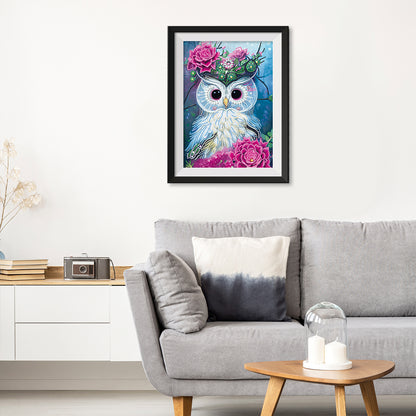 Owl - Special Shaped Drill Diamond Painting 30*40CM