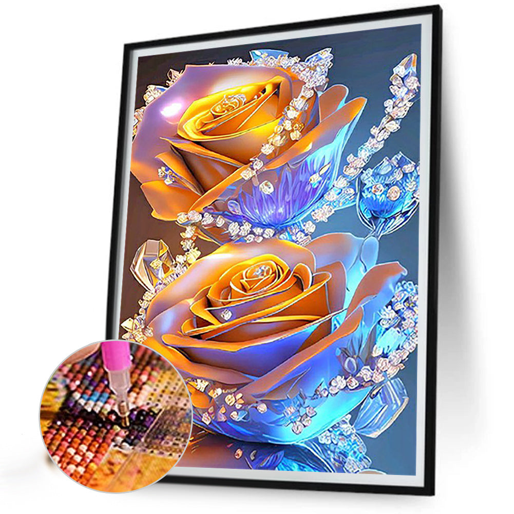 Glitter Rose - Full Round Drill Diamond Painting 30*40CM