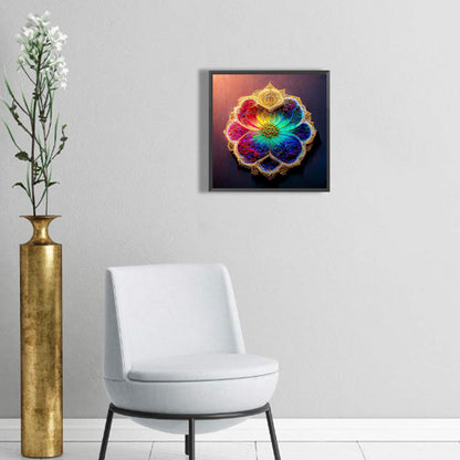 Colorful Mandala - Full Round Drill Diamond Painting 30*30CM