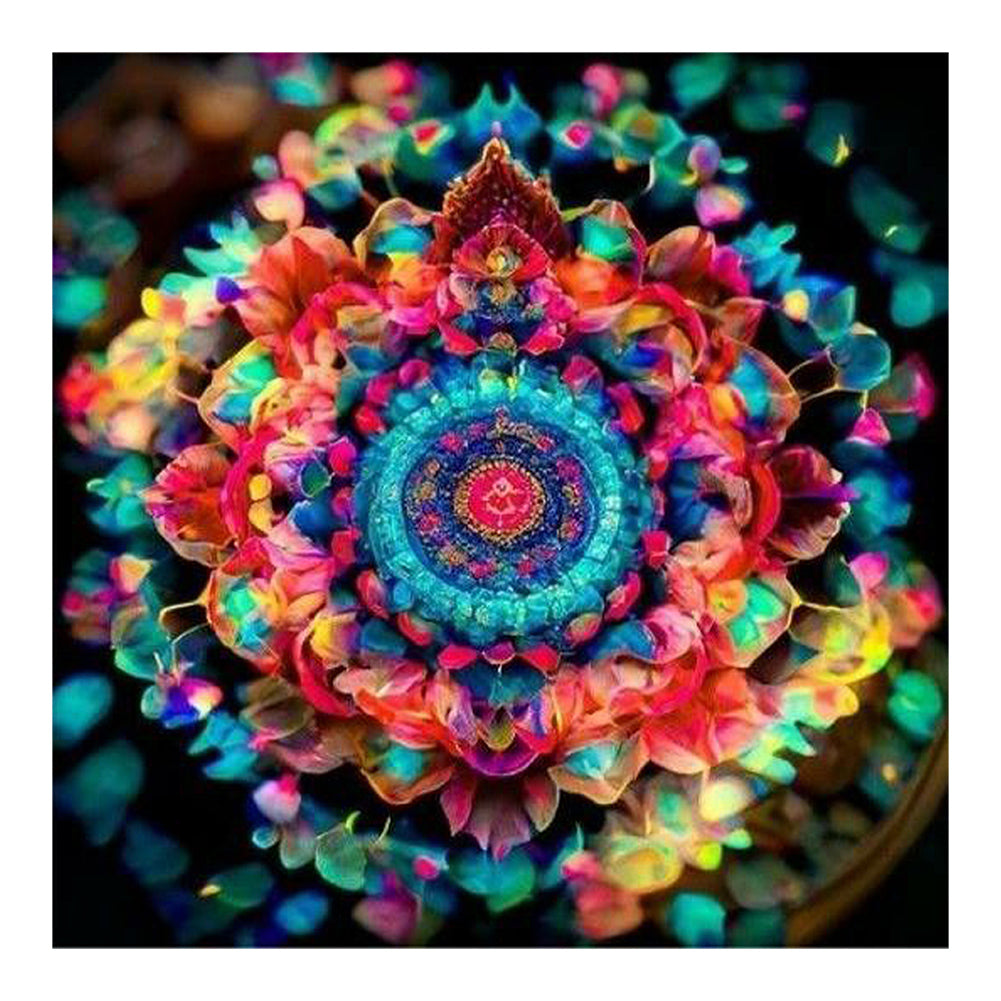 Colorful Mandala - Full Round Drill Diamond Painting 30*30CM
