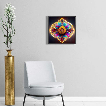 Colorful Mandala - Full Round Drill Diamond Painting 30*30CM