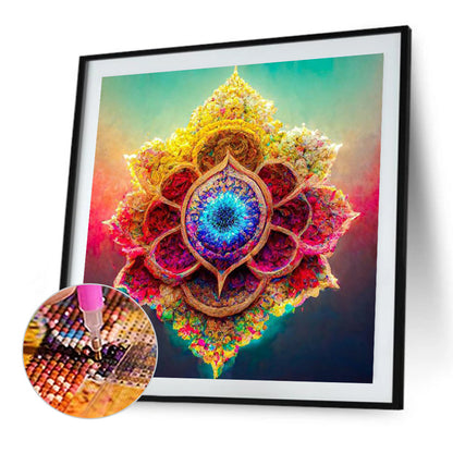 Colorful Mandala - Full Round Drill Diamond Painting 30*30CM