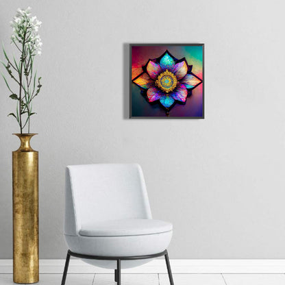 Colorful Mandala - Full Round Drill Diamond Painting 30*30CM