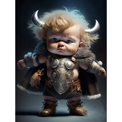 Dali Baby - Full Round Drill Diamond Painting 30*40CM