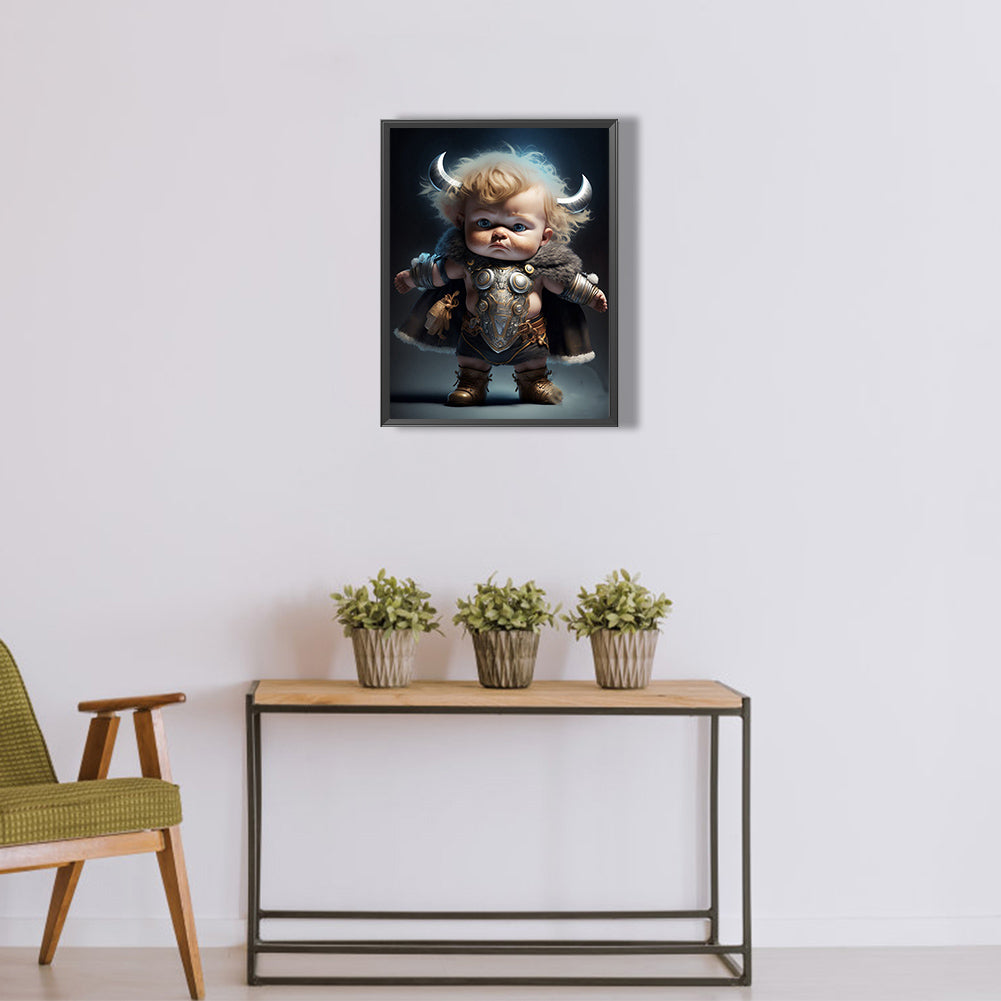 Dali Baby - Full Round Drill Diamond Painting 30*40CM