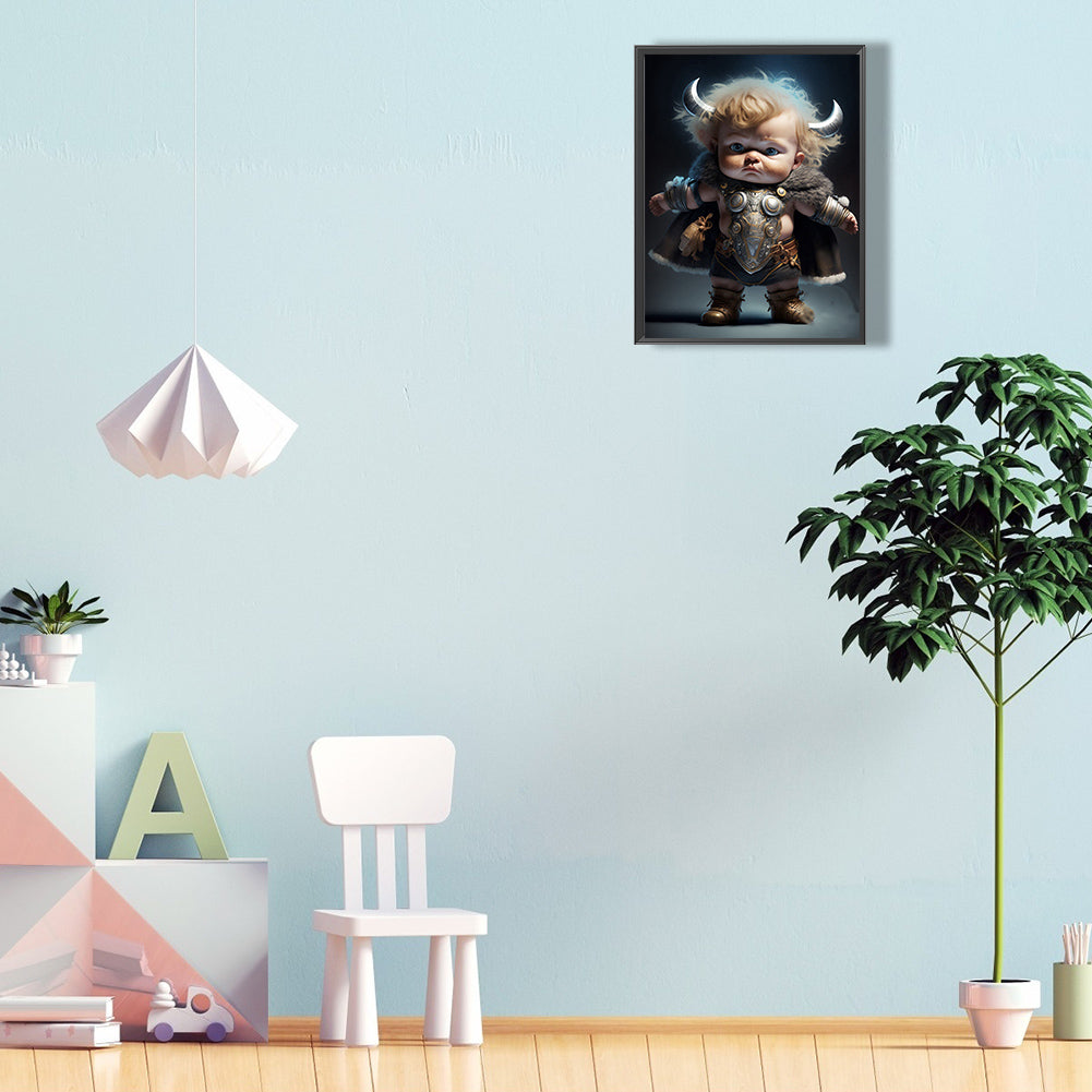 Dali Baby - Full Round Drill Diamond Painting 30*40CM