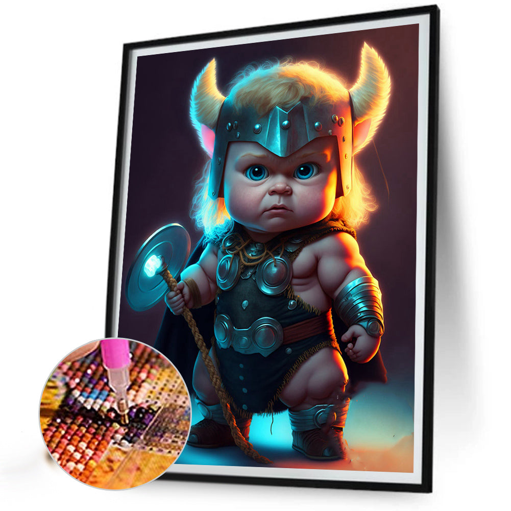 Dali Baby - Full Round Drill Diamond Painting 30*40CM