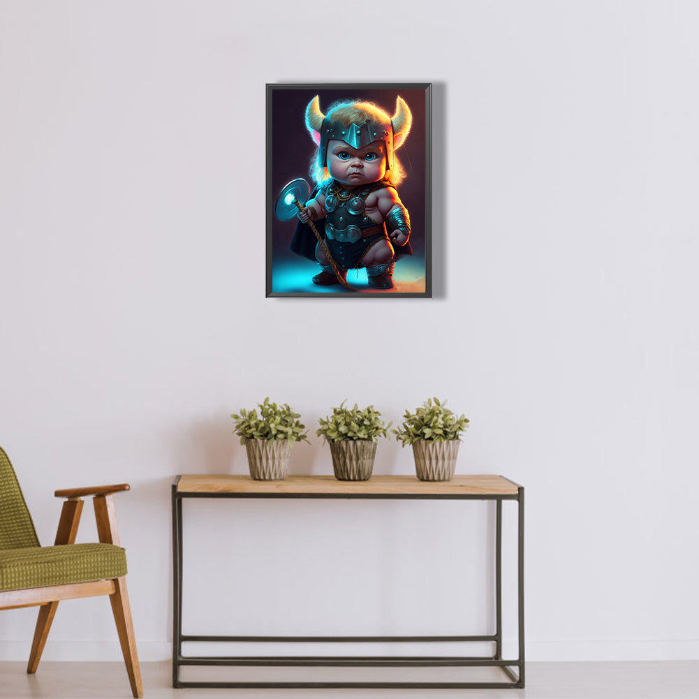 Dali Baby - Full Round Drill Diamond Painting 30*40CM