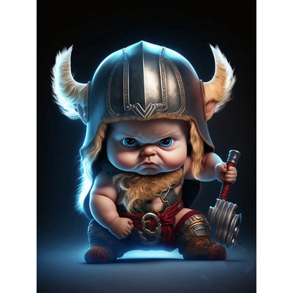 Dali Baby - Full Round Drill Diamond Painting 30*40CM