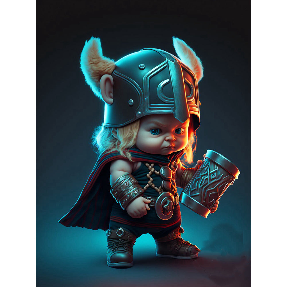 Dali Baby - Full Round Drill Diamond Painting 30*40CM