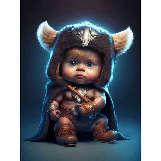 Dali Baby - Full Round Drill Diamond Painting 30*40CM