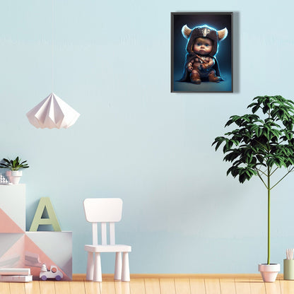Dali Baby - Full Round Drill Diamond Painting 30*40CM