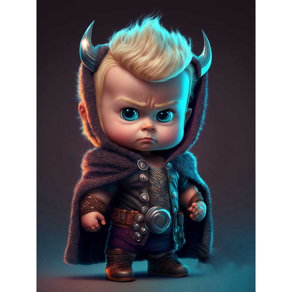 Dali Baby - Full Round Drill Diamond Painting 30*40CM