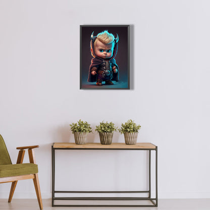 Dali Baby - Full Round Drill Diamond Painting 30*40CM