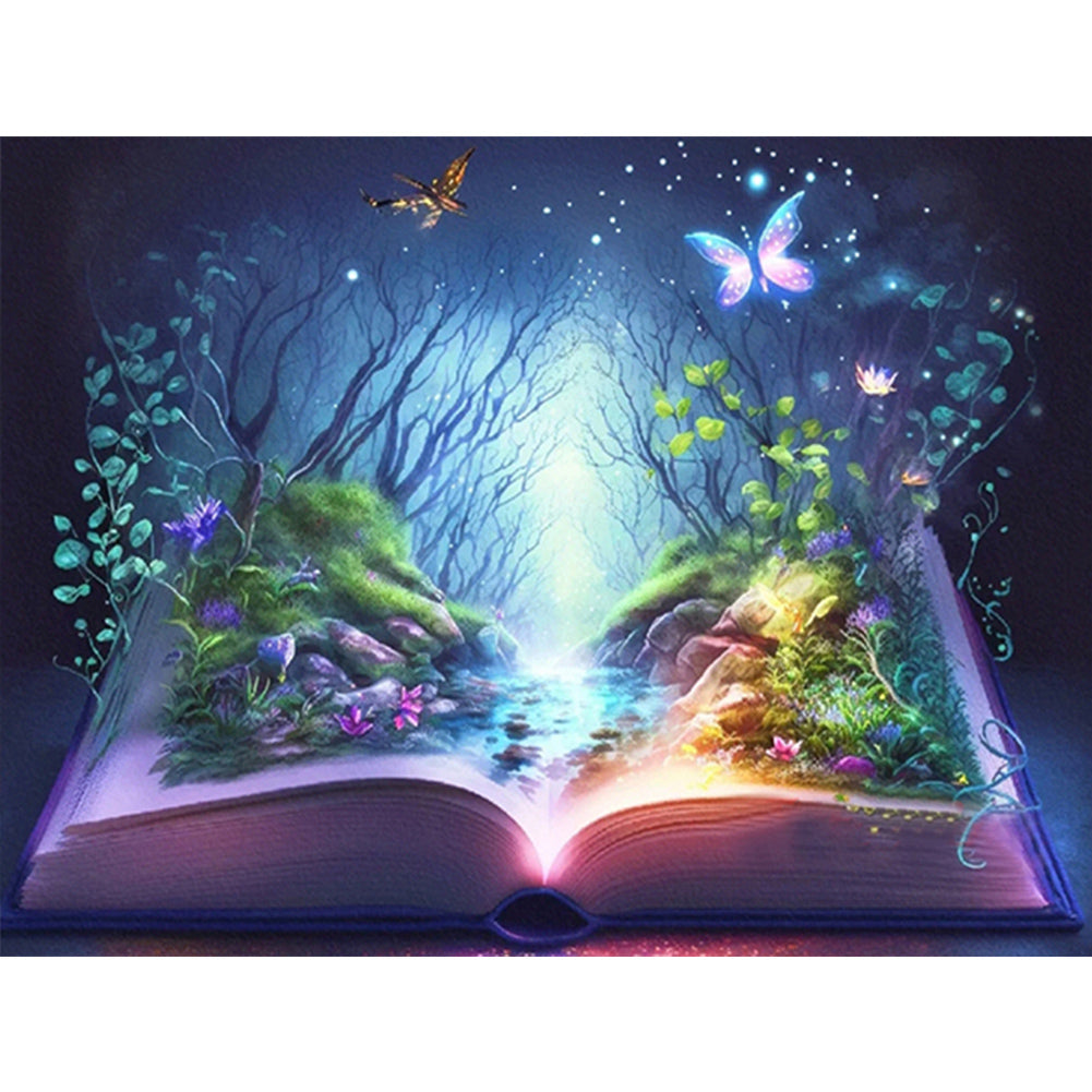 Magic Book - Full Round Drill Diamond Painting 40*30CM