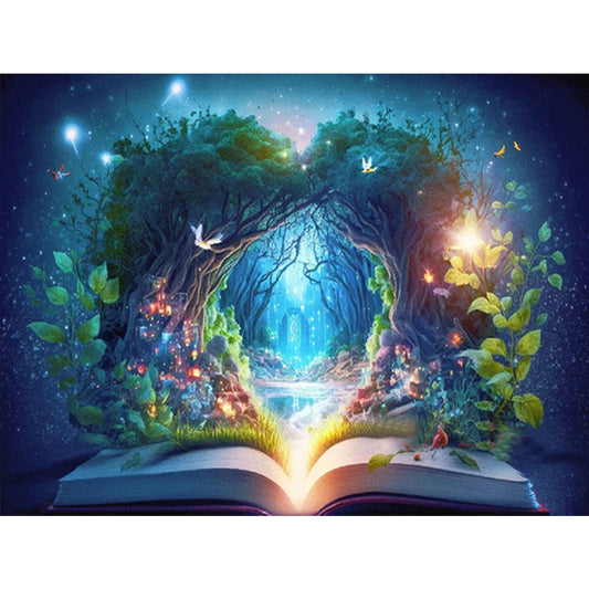 Magic Book - Full Round Drill Diamond Painting 40*30CM