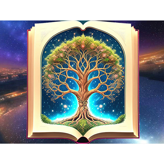 Tree Of Knowledge - Full Round Drill Diamond Painting 40*30CM