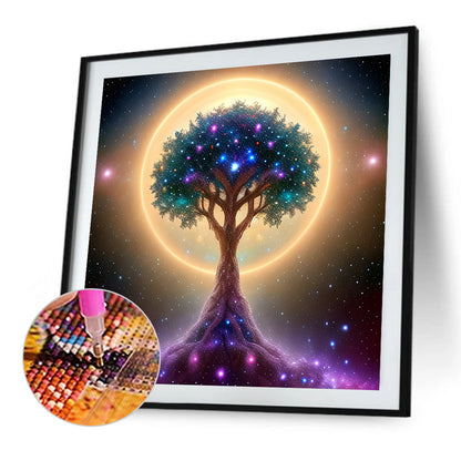 Star Tree - Full Round Drill Diamond Painting 30*30CM