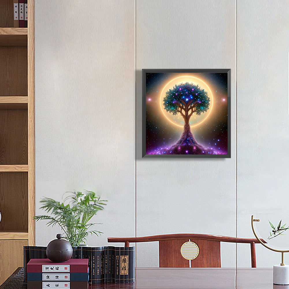 Star Tree - Full Round Drill Diamond Painting 30*30CM