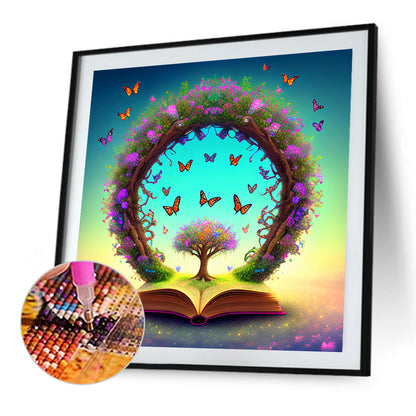 Knowledge Tree - Full Round Drill Diamond Painting 30*30CM