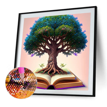 Knowledge Tree - Full Round Drill Diamond Painting 30*30CM