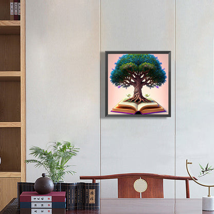 Knowledge Tree - Full Round Drill Diamond Painting 30*30CM