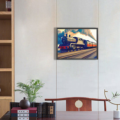 Train - Full Round Drill Diamond Painting 40*30CM