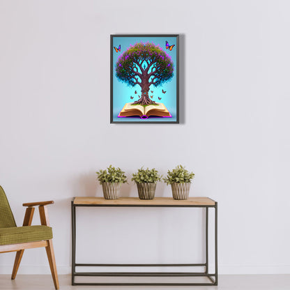 Knowledge Tree - Full Round Drill Diamond Painting 30*40CM