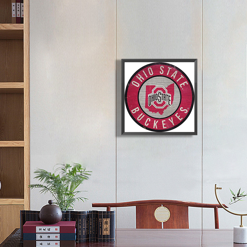 Ohio State University - Full Round Drill Diamond Painting 30*30CM