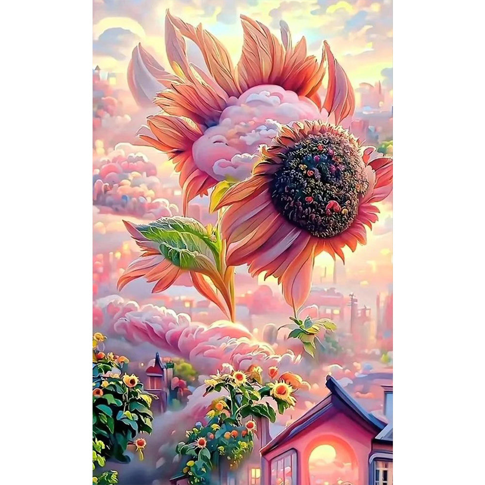 Dreamy Sunflower - Full Round Drill Diamond Painting 40*60CM