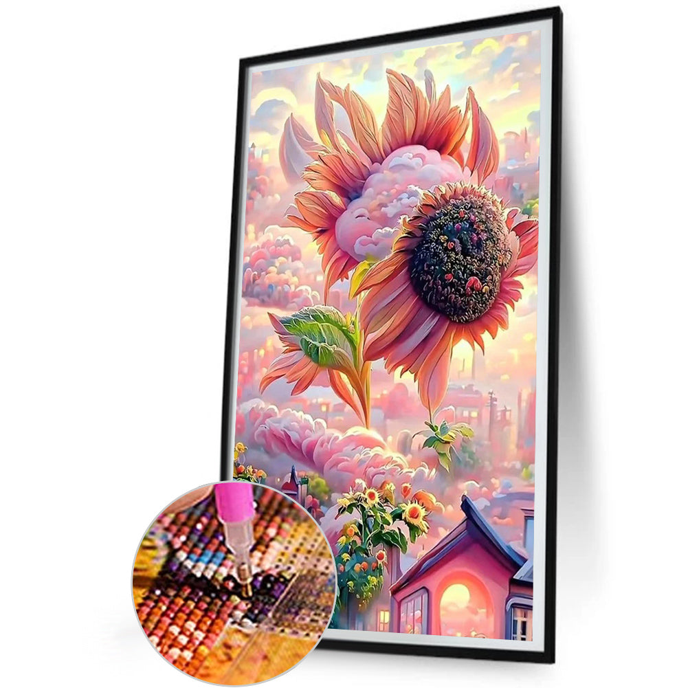 Dreamy Sunflower - Full Round Drill Diamond Painting 40*60CM