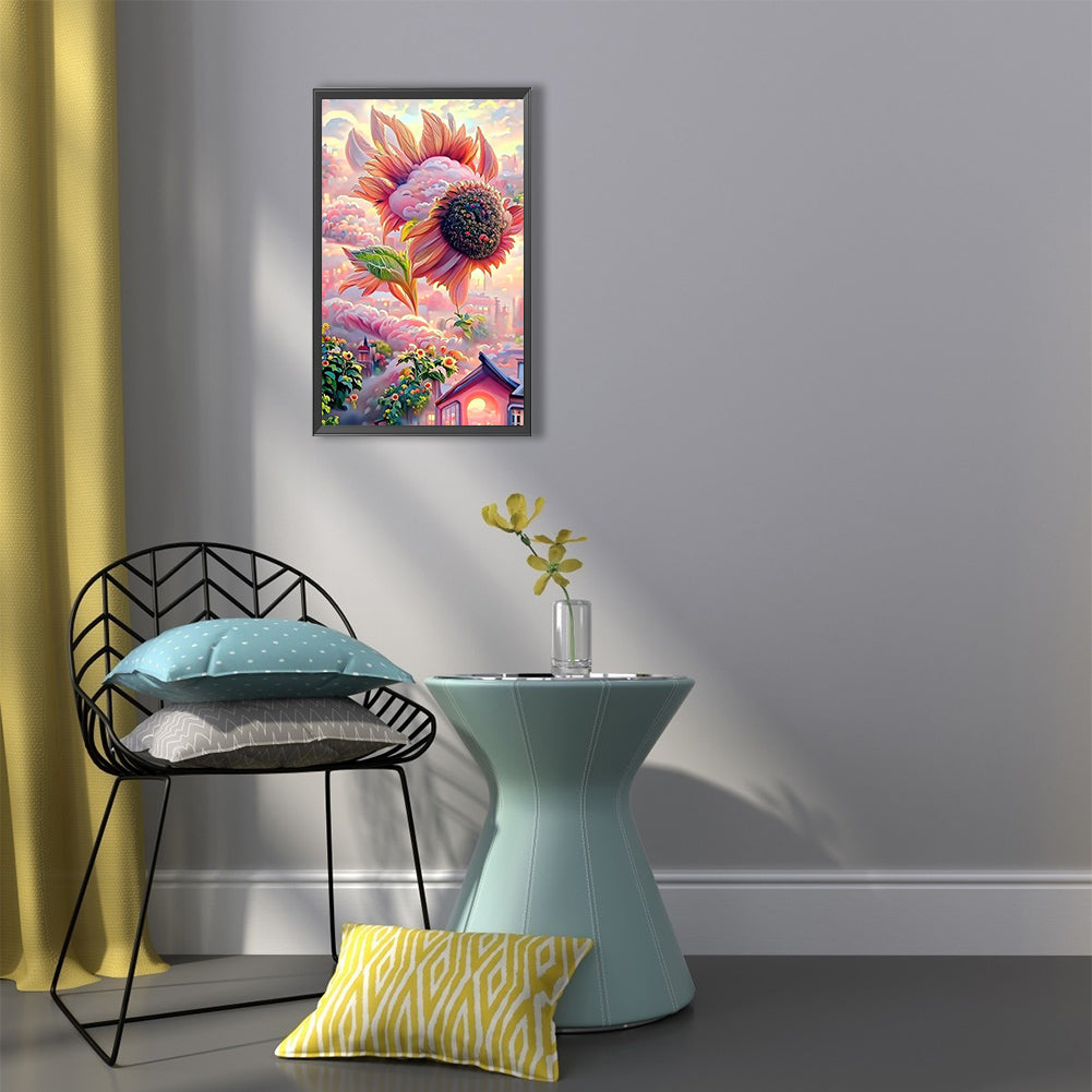 Dreamy Sunflower - Full Round Drill Diamond Painting 40*60CM