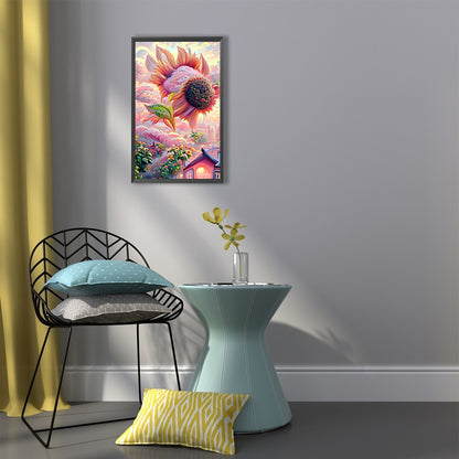 Dreamy Sunflower - Full Round Drill Diamond Painting 40*60CM